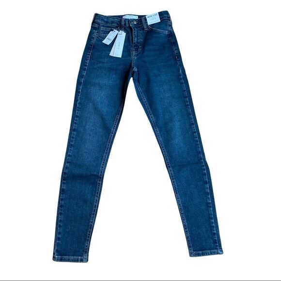 TopShop Jeans Jamie High Waisted Skinny US Sz 4 NWT - Picture 7 of 10